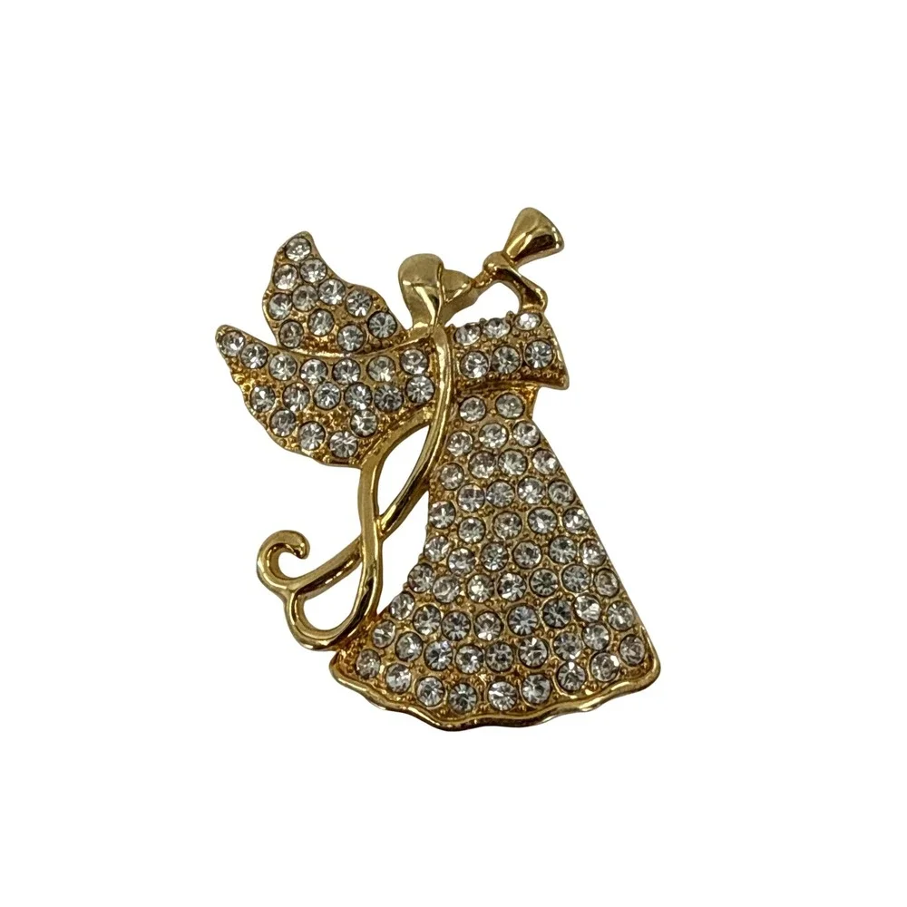 Monet MYLU Brooch Pin Set Women Multicolor Christmas Tree Angel Poinsettia Lot